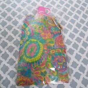 Lilly Pulitzer 13.5 oz Water Bottle w Carabiner Nwt come out of your she…